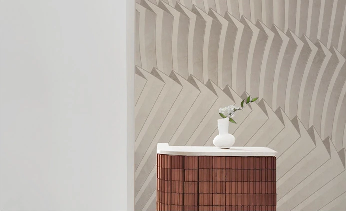 geometric wallpaper design will perfect any interiors